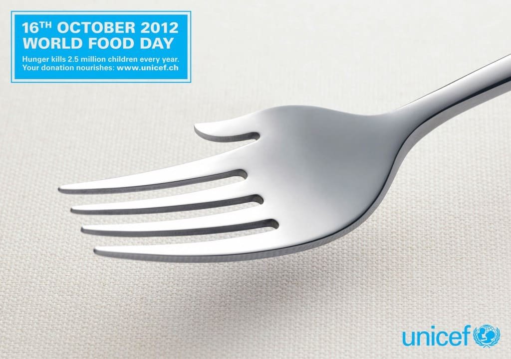 Pub Unicef fourchette